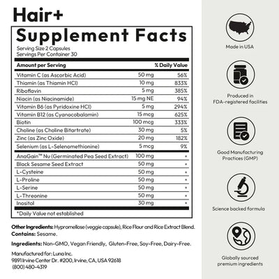 HAIR+ Follicle Reactivation Supplement