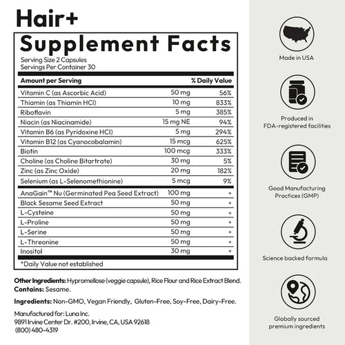 HAIR+ Follicle Reactivation Supplement