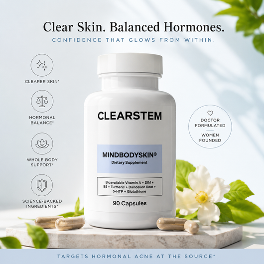 MINDBODYSKIN Hormonal Acne Supplement