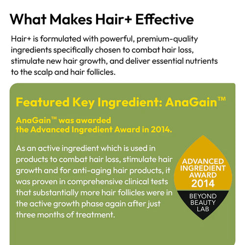 HAIR+ Follicle Reactivation Supplement