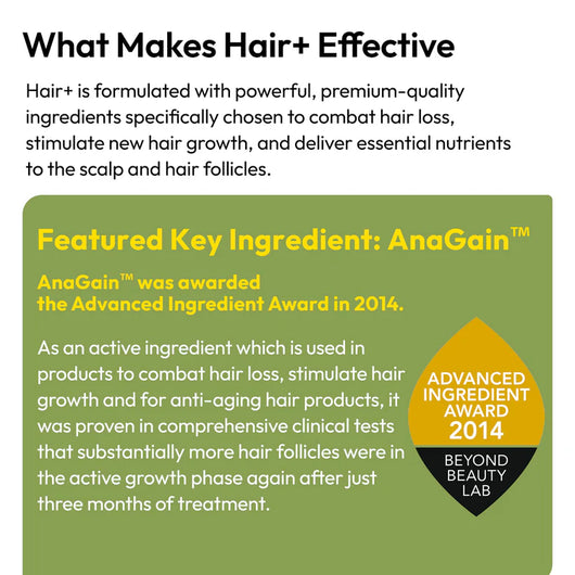 HAIR+ Follicle Reactivation Supplement